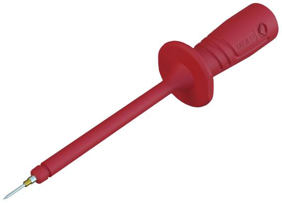 SKS Hirschmann PRUEF 2610 FT rt Sicherheits-Prüfspitze Steckanschluss 4 mm CAT II 1000 V Rot 1 St.