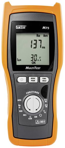 HT Instruments M75 Installationstester kalibriert (ISO) VDE-Norm 0100, 0413