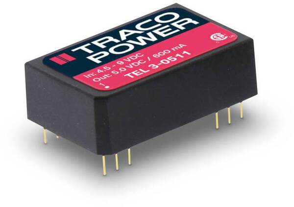 TracoPower TEL 3-2412 DC/DC-Wandler, Print 24 V/DC 12 V/DC 250 mA 3 W Anzahl Ausgänge: 1 x Inhalt 1 St.