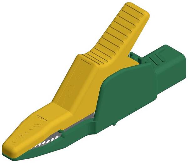 SKS Hirschmann AK 2 B 2540 I ge/gn Sicherheits-Abgreifklemme Steckanschluss 4 mm CAT II 1000 V Gelb