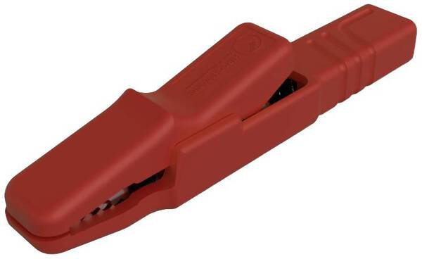 SKS Hirschmann AK 2 S Krokodilklemme Schraubklemme, Steckanschluss Rot