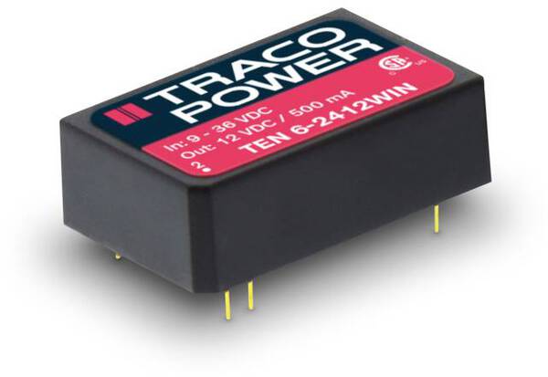 TracoPower TEN 6-2423WIN DC/DC-Wandler, Print 24 V/DC 15 V/DC, -15 V/DC 200 mA 6 W Anzahl Ausgänge: 2 x Inhalt 1 St.