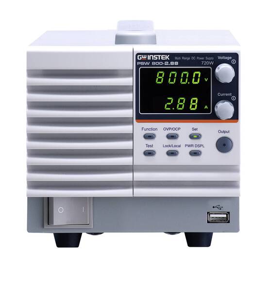GW Instek PSW 800-2.88 Labornetzgerät, einstellbar 0 - 800 V/DC 0 - 2.88 A 720 W Anzahl Ausgänge 1 x