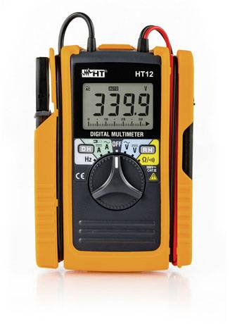 HT Instruments HT12 Hand-Multimeter, Stromzange digital CAT II 600 V, CAT III 300 V Anzeige (Counts): 3400