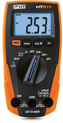 HT Instruments HT211 Hand-Multimeter digital CAT III 600 V Anzeige (Counts): 4000