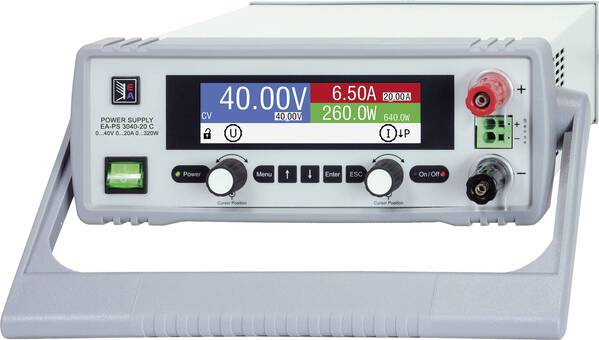 EA Elektro Automatik EA-PS 3040-20 C Labornetzgerät, einstellbar 0 - 40 V/DC 0 - 20 A 320 W Auto-Range, OVP, fernsteue