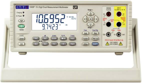 Aim TTi 1908P Tisch-Multimeter digital Datenlogger CAT II 600 V, CAT III 300 V