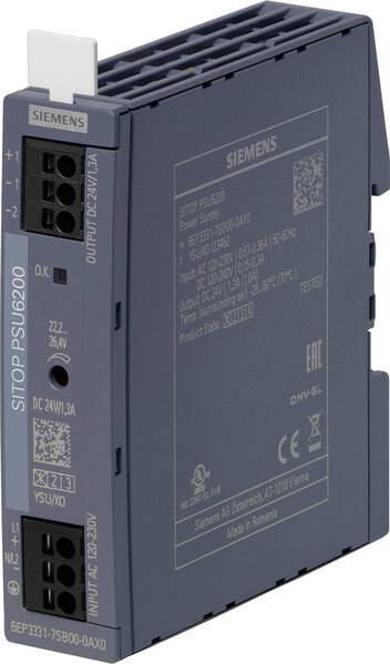 Siemens 6EP3331-7SB00-0AX0 Netzteil / Stromversorgung 24 V 1.3 A 31.2 W Anzahl Ausgänge:1 x Inhalt 1 St.