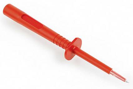 HT Instruments 402-IECR Sicherheits-Prüfspitze Bananenbuchse, Buchse 4 mm, Steckanschluss 4 mm CAT III 1000 V Rot 1 St.
