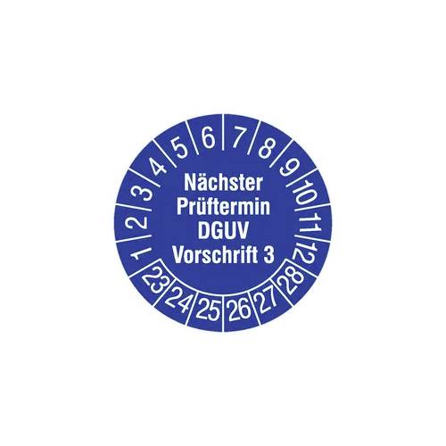 HT Instruments 2002260 Prüfplaketten 15mm Sicherheitsprüfplaketten 1 St.