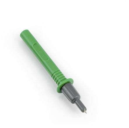 HT Instruments 404-IECV Bananenstecker Bananenbuchse, Buchse 4 mm, Steckanschluss 4 mm CAT III 1000 V, CAT IV 600 V Grün
