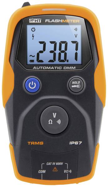 HT Instruments Flashmeter Hand-Multimeter digital Wasserdicht (IP67) CAT IV 600 V Anzeige (Counts): 4000