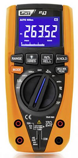 HT Instruments HT63 Hand-Multimeter digital CAT III 1000 V, CAT IV 600 V Anzeige (Counts): 6000