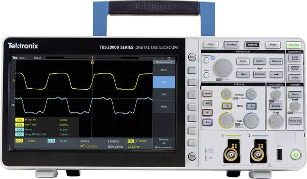 Tektronix TBS2102B Digital-Oszilloskop 100 MHz 2 GSa/s 8 Bit 1 St.