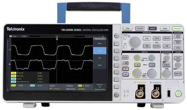Tektronix TBS2202B Digital-Oszilloskop 200 MHz 2 GSa/s 8 Bit 1 St.