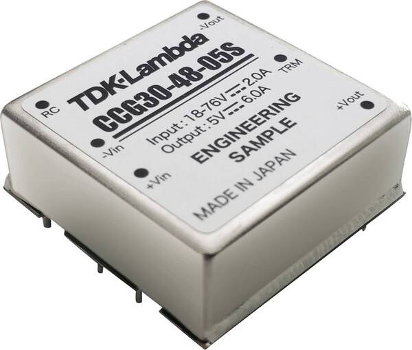 TDK-Lambda CCG30-48-12D DC/DC-Wandler, Print 24 V 1.25 A 30 W Anzahl Ausgänge: 1 x Inhalt 1 St.