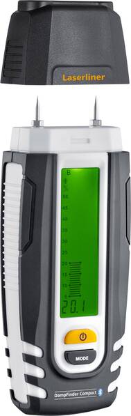 Laserliner DampFinder Compact Plus Materialfeuchtemessgerät Messbereich Holzfeuchtigkeit (Bereich) 5.6 bis 103.6 % Tem