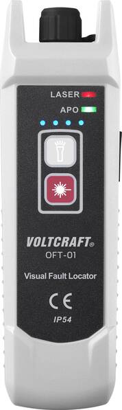Glasfaserprüfgerät VC-11371835 VOLTCRAFT OFT-01 Netzwerk