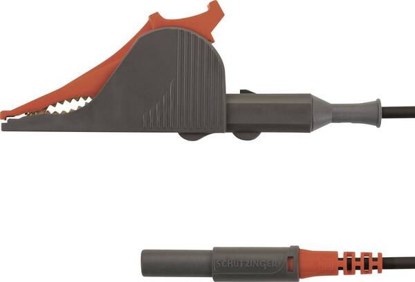 Schützinger KML 7852 Au / SAK / 150 / RT Messleitung Stecker 4 mm Kelvin-Klemme Rot 1 St.