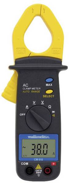 Multimetrix CM 610 Stromzange digital CAT III 300 V Anzeige (Counts): 2000