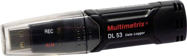 Multimetrix P06230801 DL 53 Luftfeuchte-Datenlogger, Temperatur-Datenlogger Messgröße Luftfeuchtigkeit, Temperatur -40