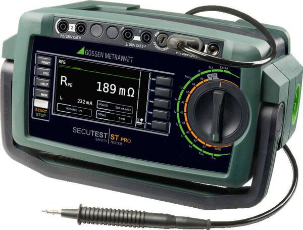 Gossen Metrawatt SECUTEST ST PRO Gerätetester kalibriert (DAkkS-akkreditiertes Labor) VDE-Norm 0701-0702, 0544, 0751