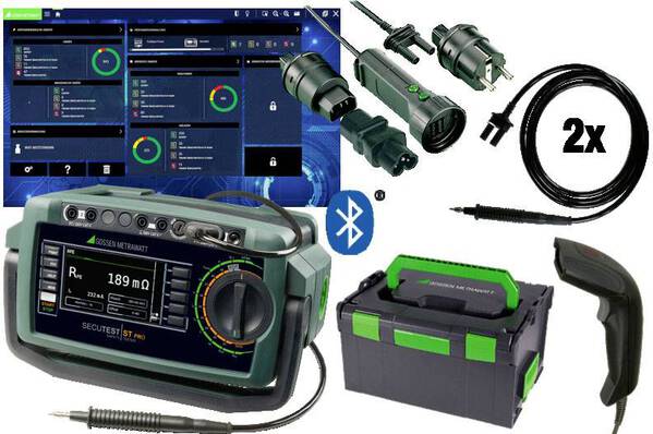 Gossen Metrawatt COMFORTPAKET SECUTEST ST PRO kalibriert (DAkkS-akkreditiertes Labor)
