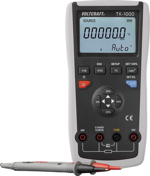 VOLTCRAFT TK-1000 Kalibrator Temperatur, Spannung