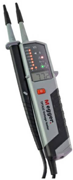 Megger TPT420 Zweipoliger Spannungsprüfer CAT IV 1000 V LED, LCD, Akustik