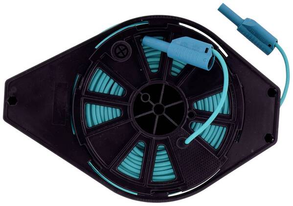Metrel A 1525 Sicherheits-Messleitung Bananenstecker 4 mm Bananenstecker 4 mm 50 m Blau 1 St.