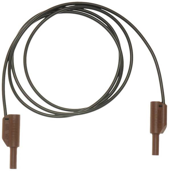 Metrel A 1342 Sicherheits-Messleitung Bananenstecker 4 mm Bananenstecker 4 mm 1.50 m Schwarz, Braun 1 St.