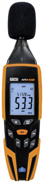 HT Instruments Schallpegel-Messgerät HTA102 30 - 130 dB 31.5 Hz - 8 kHz Mini-USB