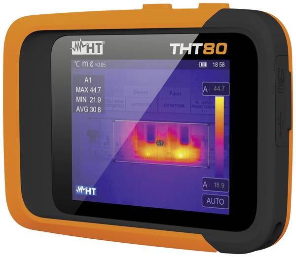 HT Instruments THT80 Wärmebildkamera -20 bis +550 °C 25 Hz integrierte Digitalkamera, WiFi, Touchscreen
