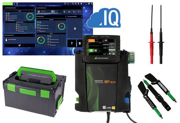 Gossen Metrawatt PROFiTEST MF TECH Starter-Set VDE-Prüfgeräte-Set, Installationstester-Set kalibriert (DAkkS-akkreditier