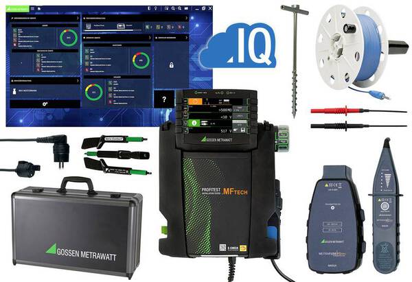 Gossen Metrawatt PROFiTEST MF TECH Meister-Set VDE-Prüfgeräte-Set, Installationstester-Set kalibriert (DAkkS-akkreditier