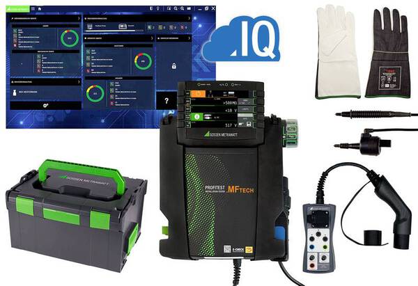 Gossen Metrawatt PROFiTEST MF TECH EVSE-Set VDE-Prüfgeräte-Set, Installationstester-Set kalibriert (DAkkS-akkreditiertes