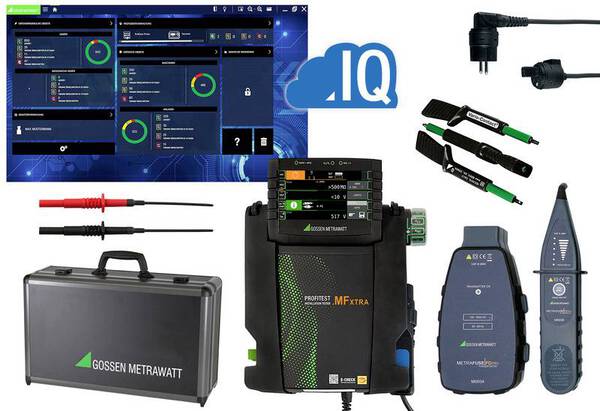 Gossen Metrawatt PROFiTEST MF XTRA Meister-Set VDE-Prüfgeräte-Set, Installationstester-Set kalibriert (DAkkS-akkreditier