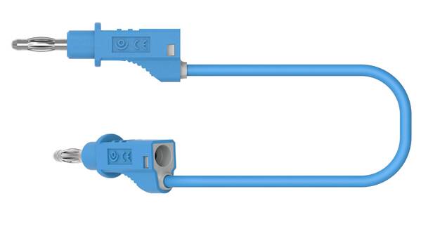 Electro PJP 2110-CD1-100BL Messleitung Bananenstecker Bananenstecker 1.00 m Blau 1 St.