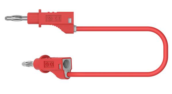 Electro PJP 2110-CD1-100R Messleitung Bananenstecker Bananenstecker 1.00 m Rot 1 St.