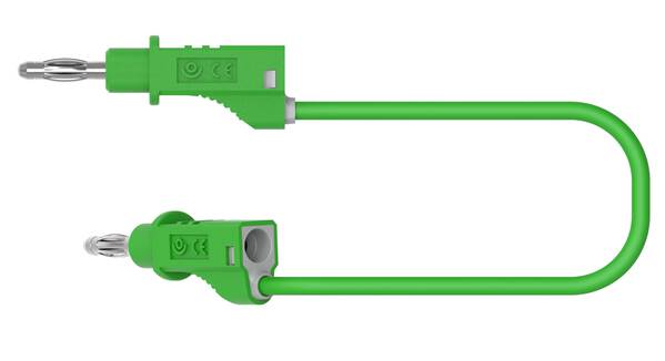 Electro PJP 2110-CD1-50V Messleitung Bananenstecker Bananenstecker 50 cm Grün 1 St.
