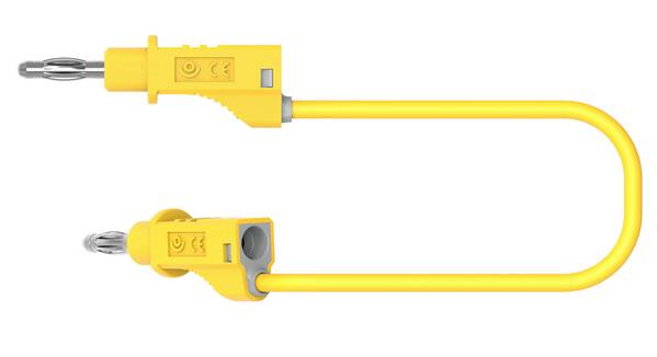 Electro PJP 2117-CD1-200J Messleitung Bananenstecker Bananenstecker 2.00 m Gelb 1 St.