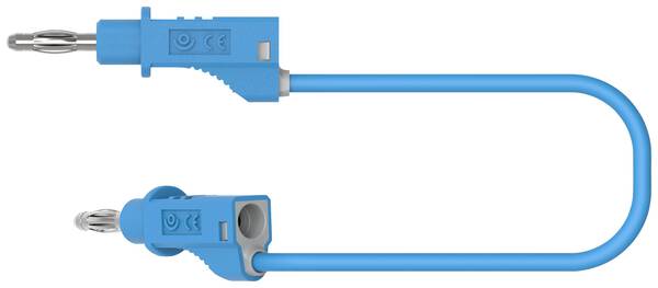 Electro PJP 2117-CD1-50Bl Messleitung Bananenstecker Bananenstecker 50 cm Blau 1 St.