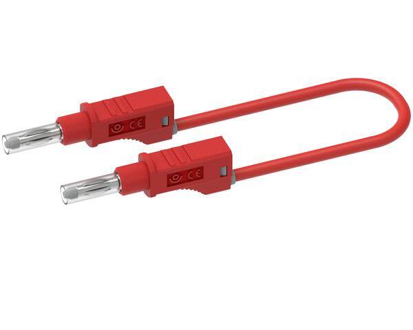 Electro PJP 2217/600V-CD1-100R Messleitung Bananenstecker Bananenstecker 1.00 m Rot 1 St.