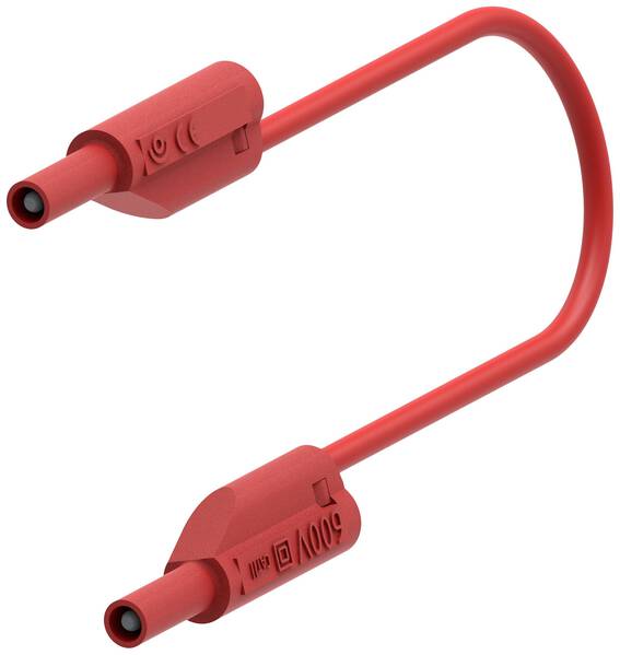 Electro PJP 240-IEC-CD1-50R Messleitung Lamellenstecker 2 mm Lamellenstecker 2 mm 0.50 m Rot 1 St.