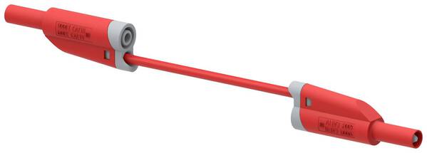 Electro PJP 2717-IEC-CD1-50R Messleitung Lamellenstecker 4 mm Lamellenstecker 4 mm 50 cm Rot 1 St.