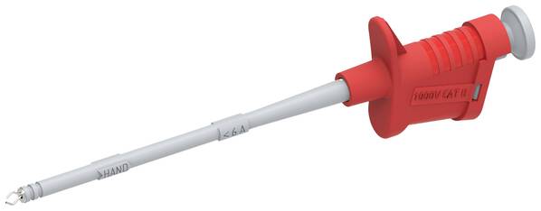 Electro PJP 6005-IEC-CD1-R Prüfspitze CAT II 1000 V Rot