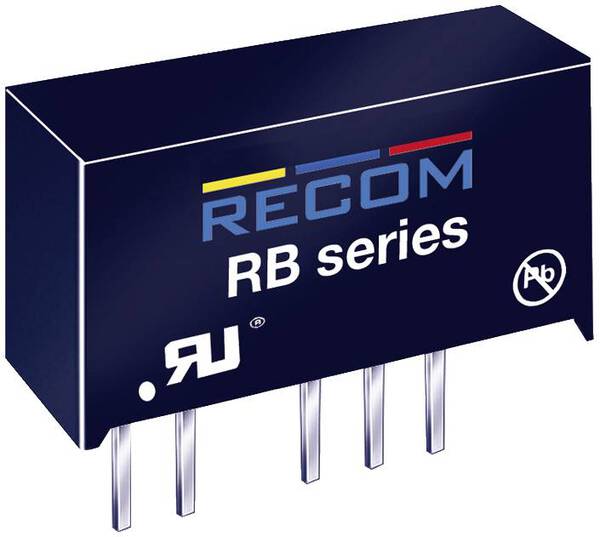 RECOM RB-1212S DC/DC-Wandler 12 V 12 V 0.084 A 1 W Anzahl Ausgänge: 1 x Inhalt 1 St.
