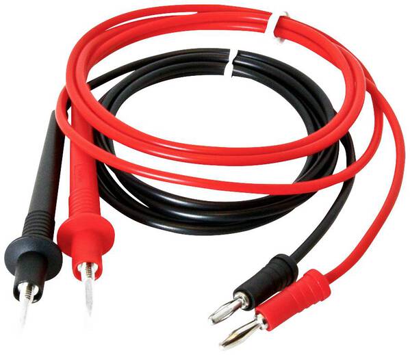 Mueller Electric 110011 Teststecker-Adapterset Rot, Schwarz 1 Set