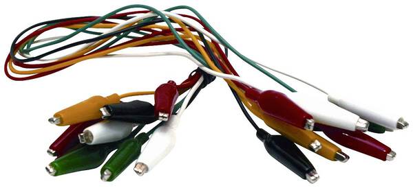 Mueller Electric BU-00285 Messleitungs-Set 46 cm Schwarz, Rot, Gelb, Grün, Weiß 1 Set