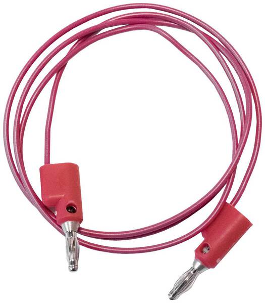 Mueller Electric BU-2020-A-24-2 Messleitung Bananenstecker 4 mm Bananenstecker 4 mm 0.610 m Rot 1 St.